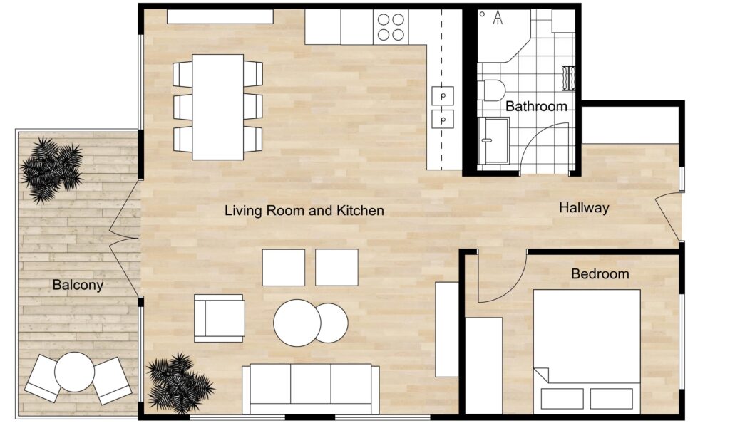 Residential interior design living room in Ranchi